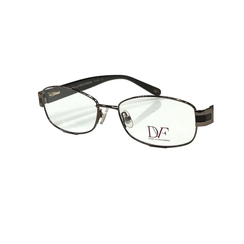 NEW Diane von Furstenberg DVF 8040 201 Glossy Bronze Eyeglasses Frames 52-16-135